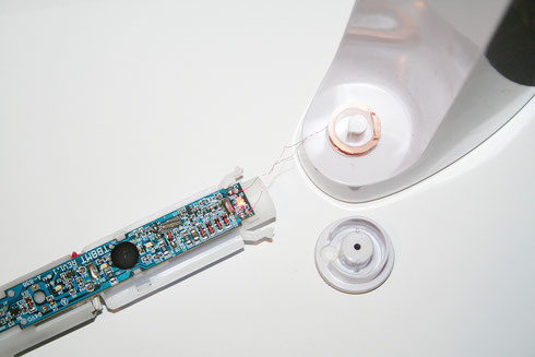 Auch ein Transformator: Ladeschaltung in einer elektrischen Zahnbürste