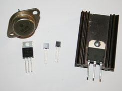 Verschiedene Transistoren als wichtige elektronische Bauteile