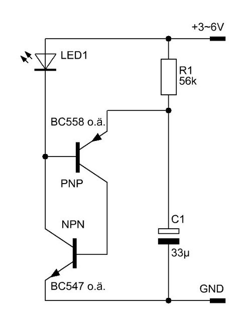 Schaltbild des LED-Blitzer
