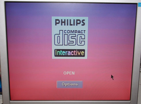 Philips CD-i Startbildschirm