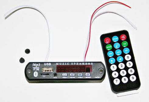 Billig-MP3-Player-Modul aus China mit Radio, Line-in und Bluetooth