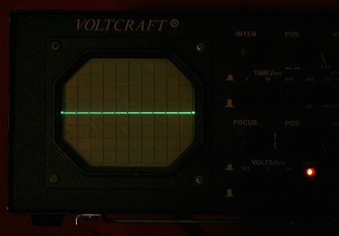 Bildschirm des Voltcraft 1536