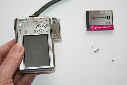 Sony DSC-T1 Speicherkarte