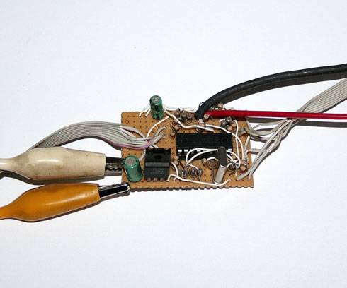 PIC16F84 Retro-Game, Platine mit Mikrocontroller