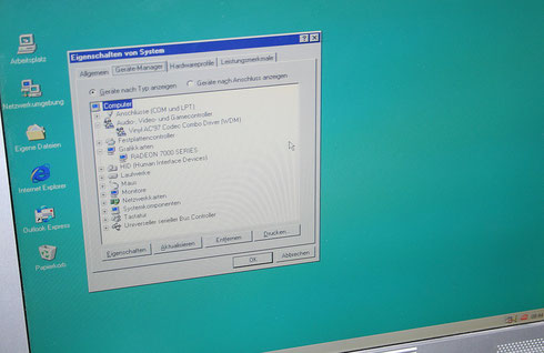 HP Compaq T5710 mit Windows 98