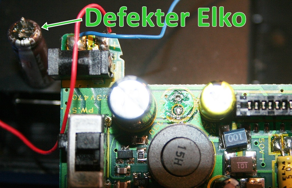 Defekter Elko Casio TV-430